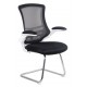 Luna White Frame Mesh Cantilever Office Chair